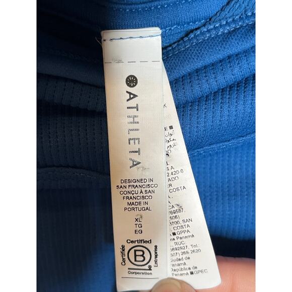 Athleta Blue Athleisure Pullover Hoodie XL - Picture 4 of 7